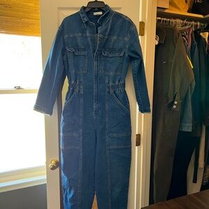 Target denim jumpsuit